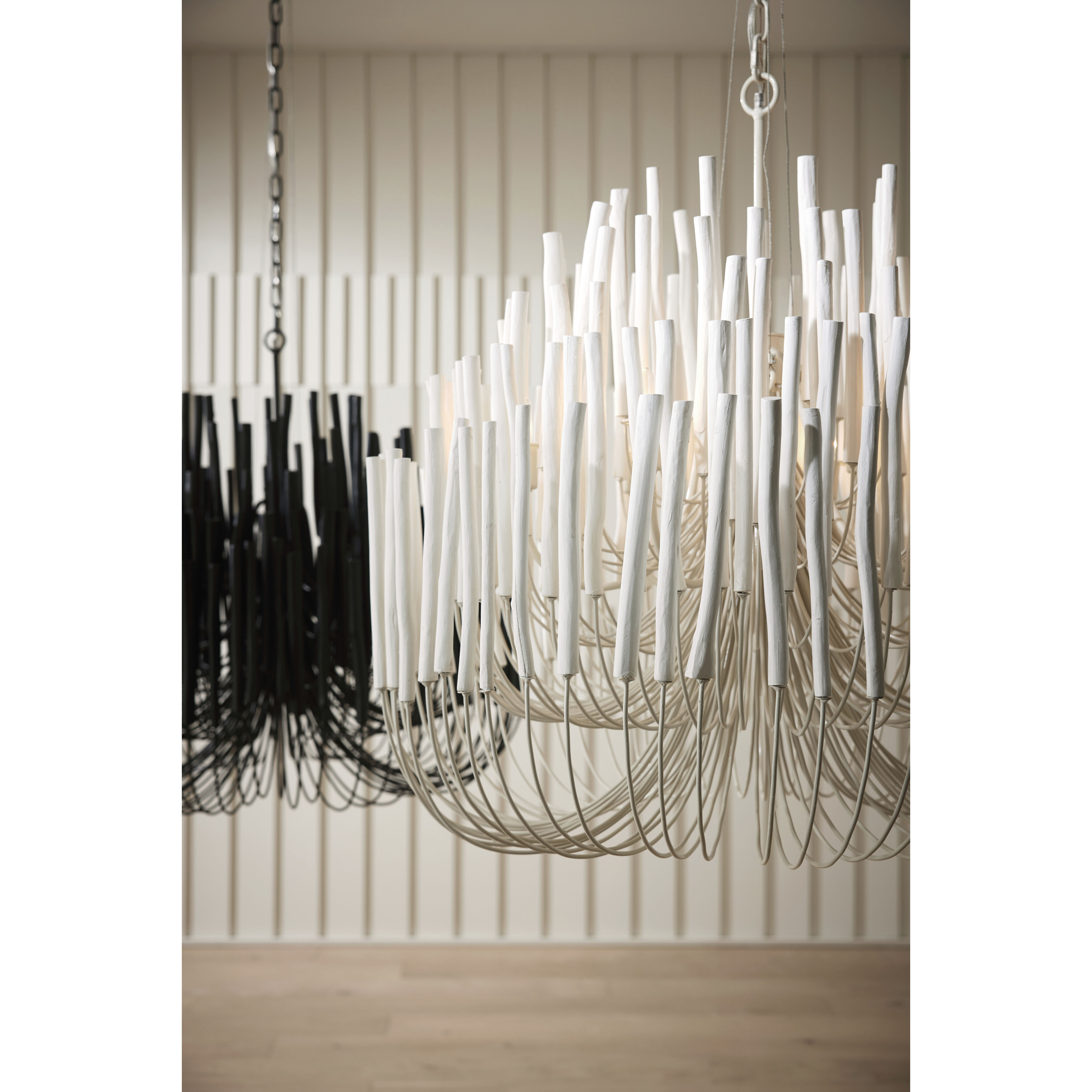 Tilda 6 Light 36 inch White Chandelier Ceiling Light, Large